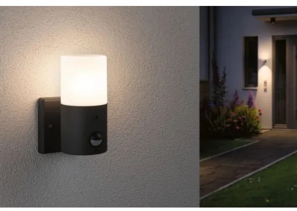 Aplică de exterior cu senzor 1xE27/15W IP44 TUBS 230V Paulmann 94648