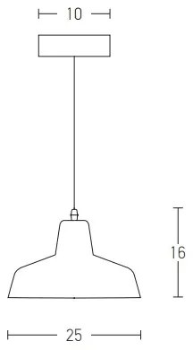 Lustră pe cablu 1xE27/40W/230V Zambelis 1655