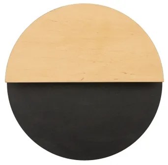 Aplică LED LUNA LED/7W/230V d. 26 cm negru/bej