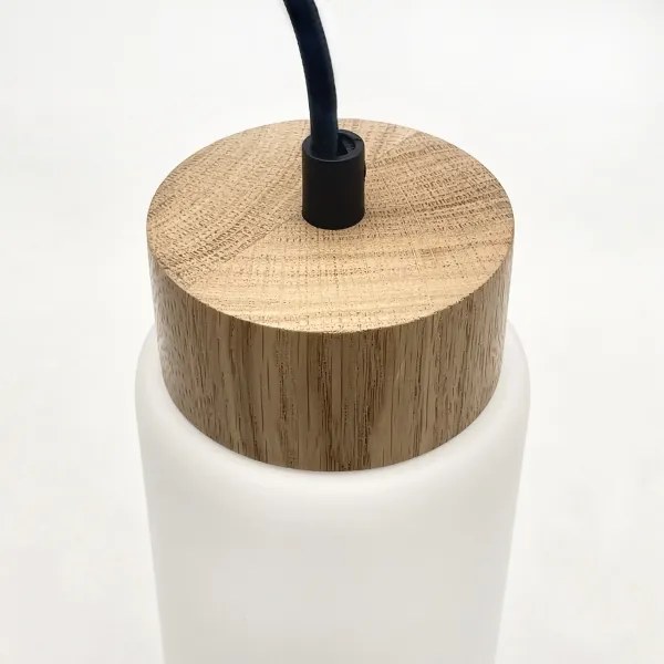 Lustră pe cablu MARKUS 5xE27/15W/230V negru/stejar