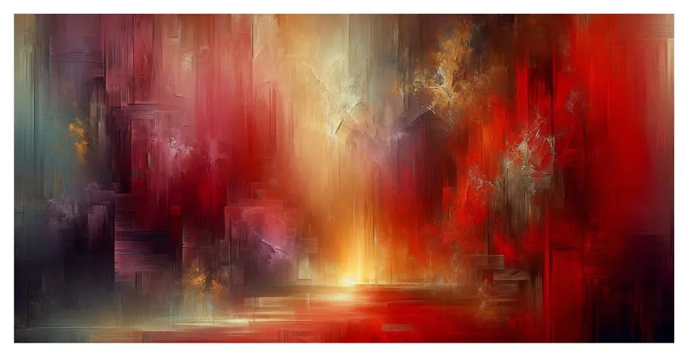 Tablou strălucire în abstract de foc