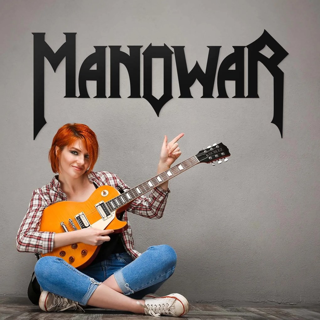 DUBLEZ | Tablou din lemn - Logo Manowar