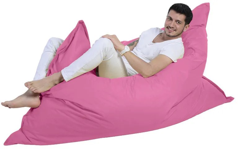 Fotoliu puf pentru grădină Giant Cushion 140x180 - Pink