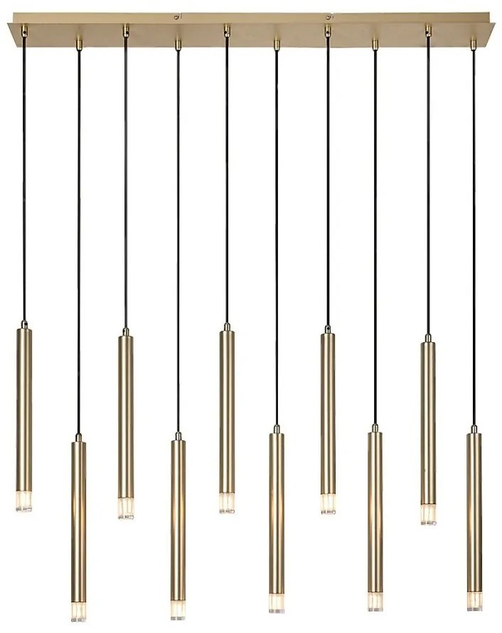 Lustra suspendata stil minimalist Ramira 10L aurie