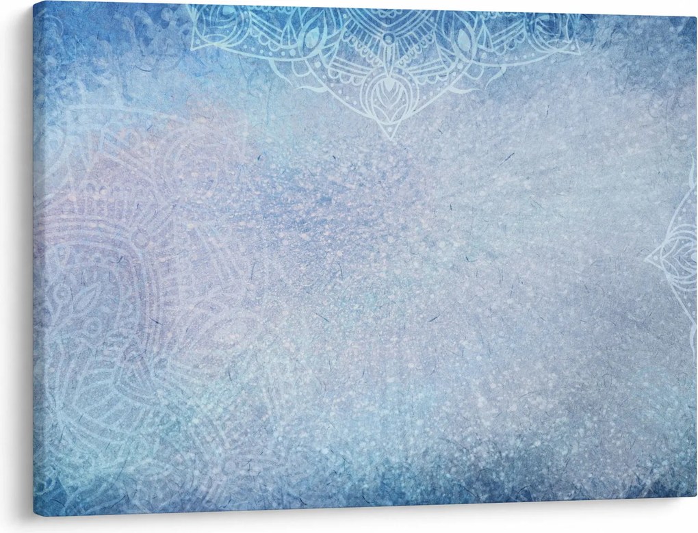 Tablou - Mandala in albastru (70x50 cm)