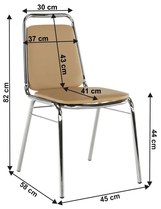 Scaun conferinta, piele ecologica maro, ZEKI