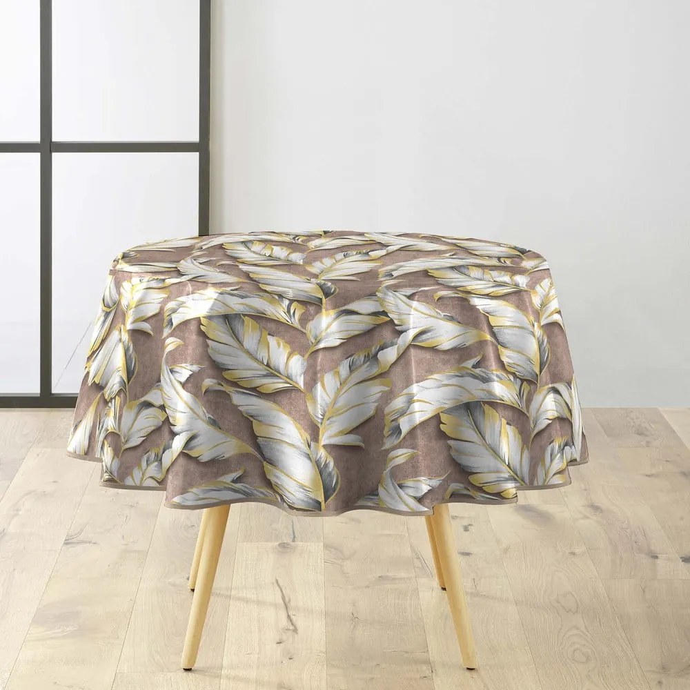 Față de masă lavabilă ø 160 cm Ebany – douceur d'intérieur