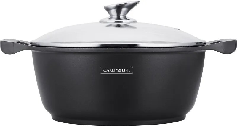 Oala Marmorata cu capac - 30 cm BS30M Royalty Line