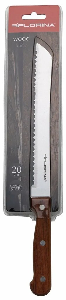 Florina Cuțit pentru pâine Wood, 20 cm