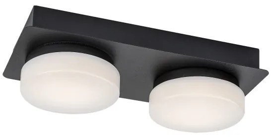 Plafonieră LED pentru baie ATTICHUS 2xLED/5,5W/230V IP44 Rabalux 75002