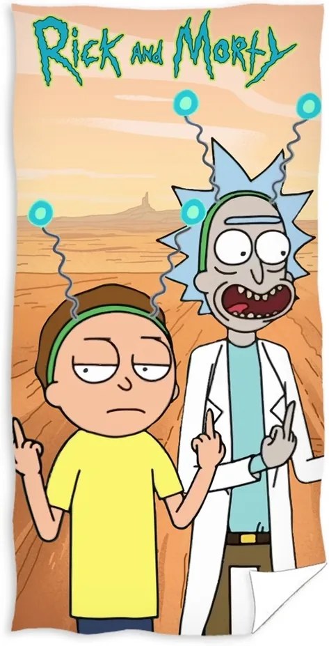 Prosop Rick and Morty, 70 x 140 cm