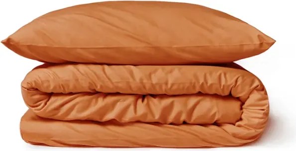 Lenjerie de pat din bumbac CALMORA teracota Dimensiune lenjerie de pat: 2 buc 70 x 90 cm | 200 x 220 cm