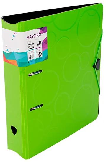 Biblioraft PP foam, cu elastic, Maestro, 7.5 cm, 386455, verde