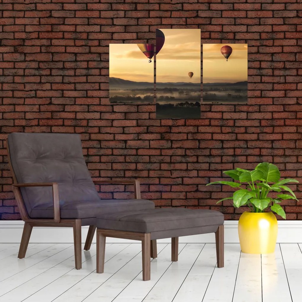 Tablou cu baloane zburând (90x60 cm)