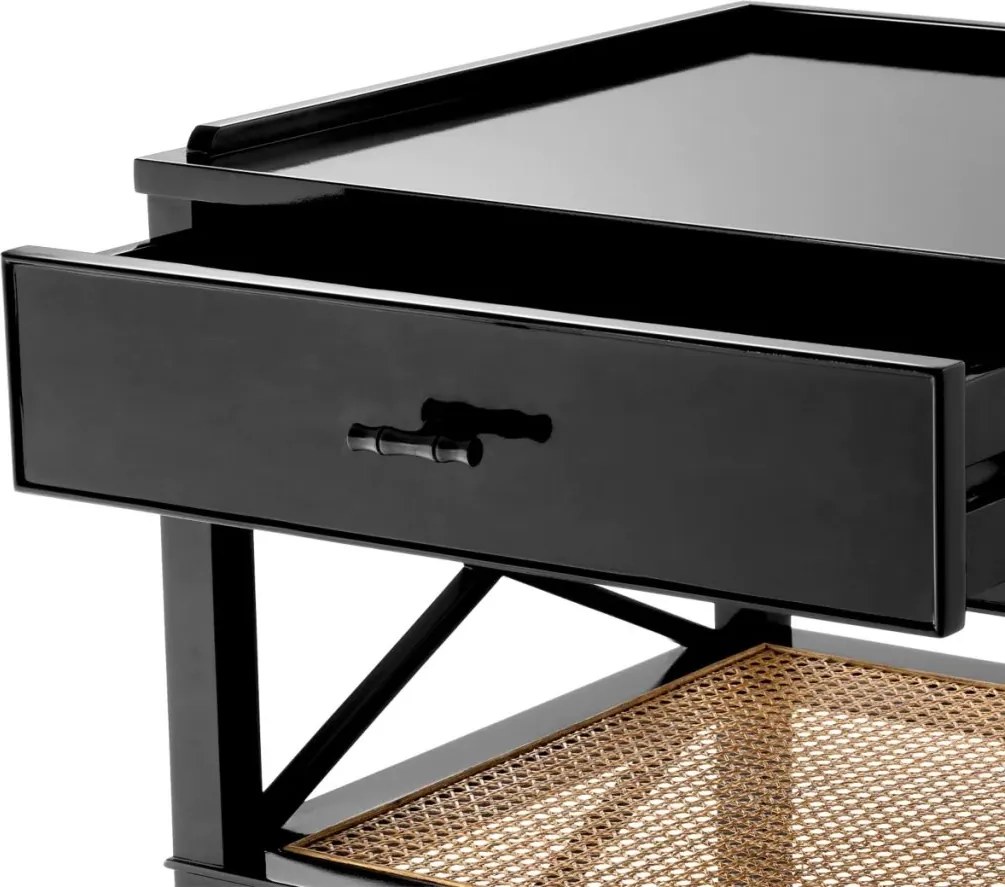 Noptiera design LUX Bahamas, negru 111692 HZ