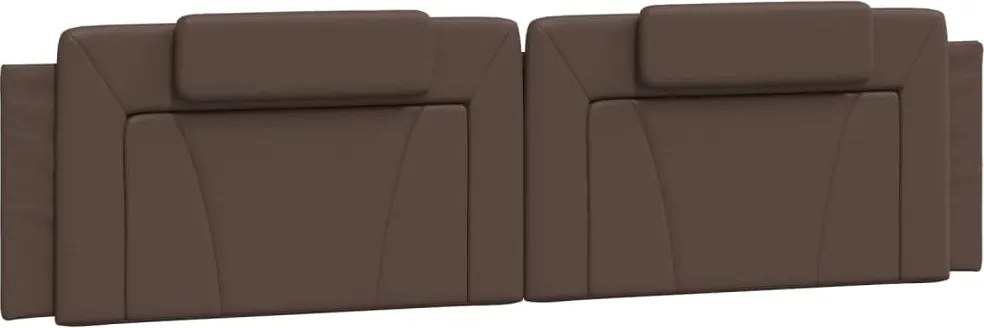 vidaXL Pernă pentru tăblie pat, Viana, maro, 200 cm, piele artificială