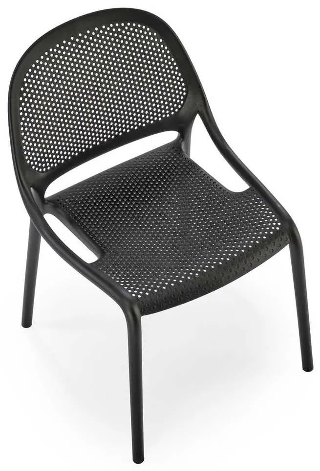Scaun de bucătărie Adeline, negru