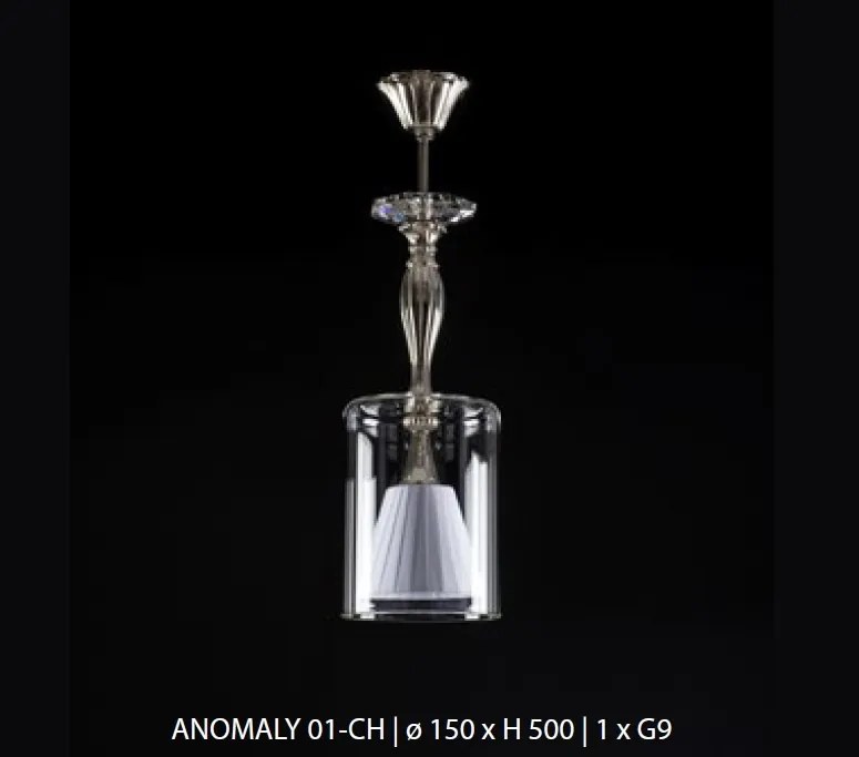 Pendul, Lustra moderna design LUX ANOMALY 01-CH, nickel