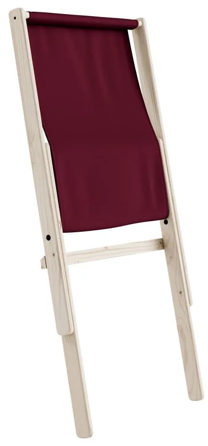 Fotoliu pliabil Karup Design Boogie Raw/Bordeaux