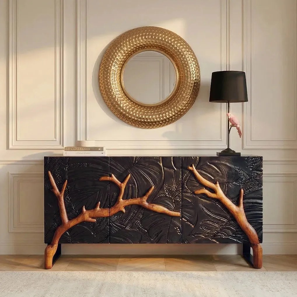 Comoda din lemn masiv FOREST 160cm lemn de mango