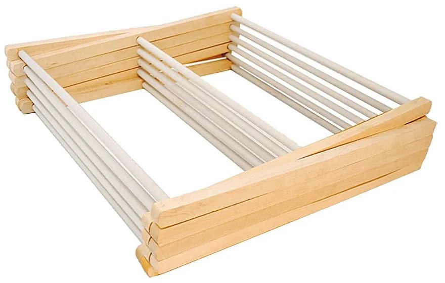 Harmonia Uscător de rufe pliabil din lemn 60x50x140 cm