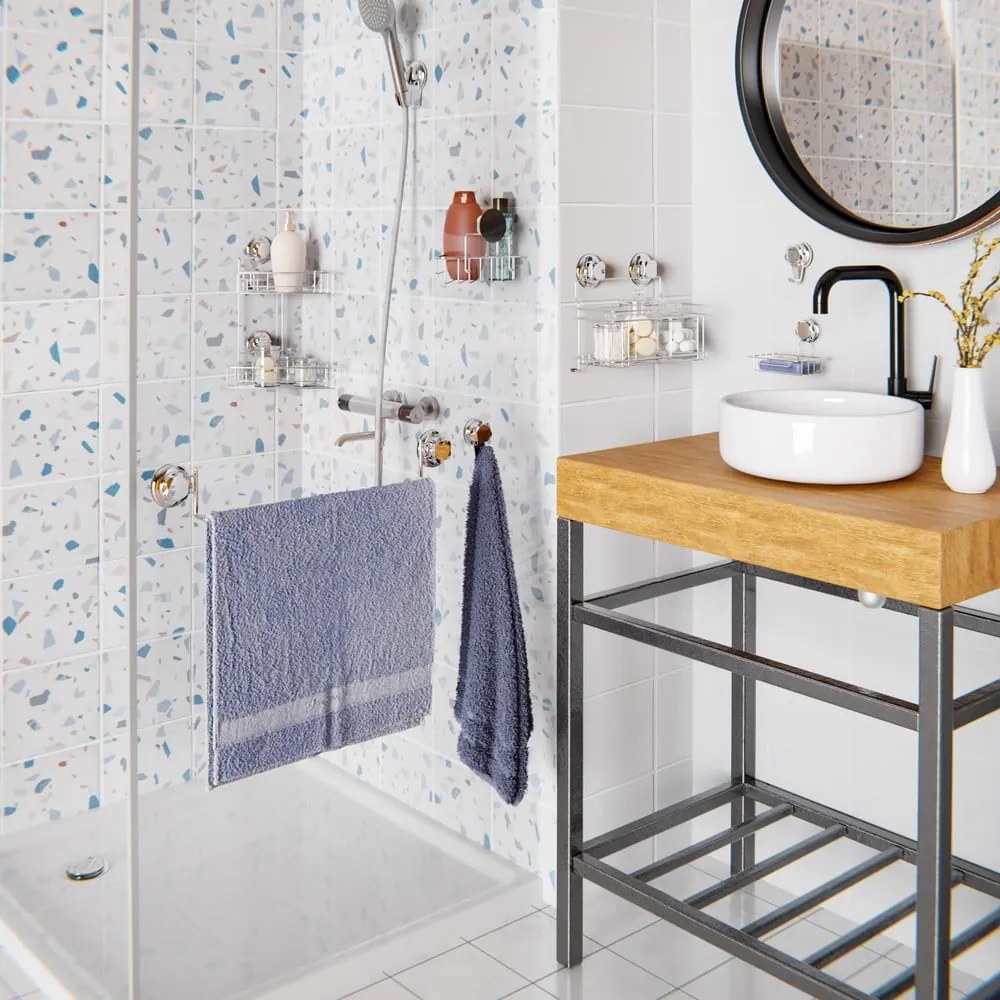 Cârlige argintii 4 buc. autoadezive din plastic Bestlock – Compactor