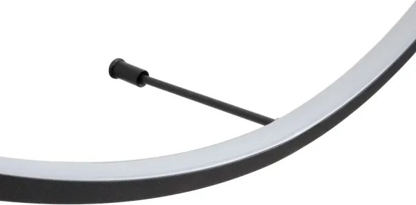 MAXLIGHT W0435 - Plafonieră LED pentru baie VISUAL LED/22W/230V 60 cm IP44 neagră