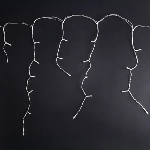 Brilagi - Ghirlandă luminoasă LED de exterior pentru Crăciun, 200 LED, 8 funcții, 13 m, IP44, alb rece