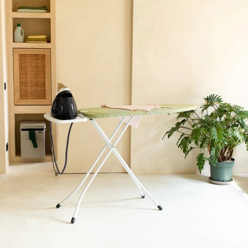Masа de cаlcat Brabantia B 1005618, 124x38 cm, 7 pozitii de reglare, Suport statie de calcat, Verde