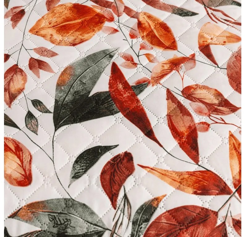 Cuvertura de pat cu model AUTUMN LEAVES, colorata Dimensiune: 170 x 210 cm