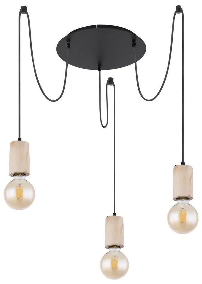 Lustră pe cablu Globo 54032-3H JOSEBA 3xE27/60W/230V