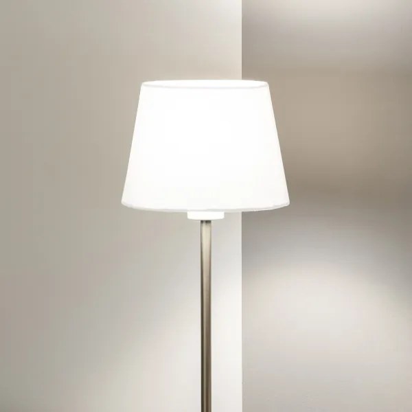 Brilagi - Lampadar LED CERIA, 1xE27/40W/230V, Ø 20,5 cm, alb/crom mat