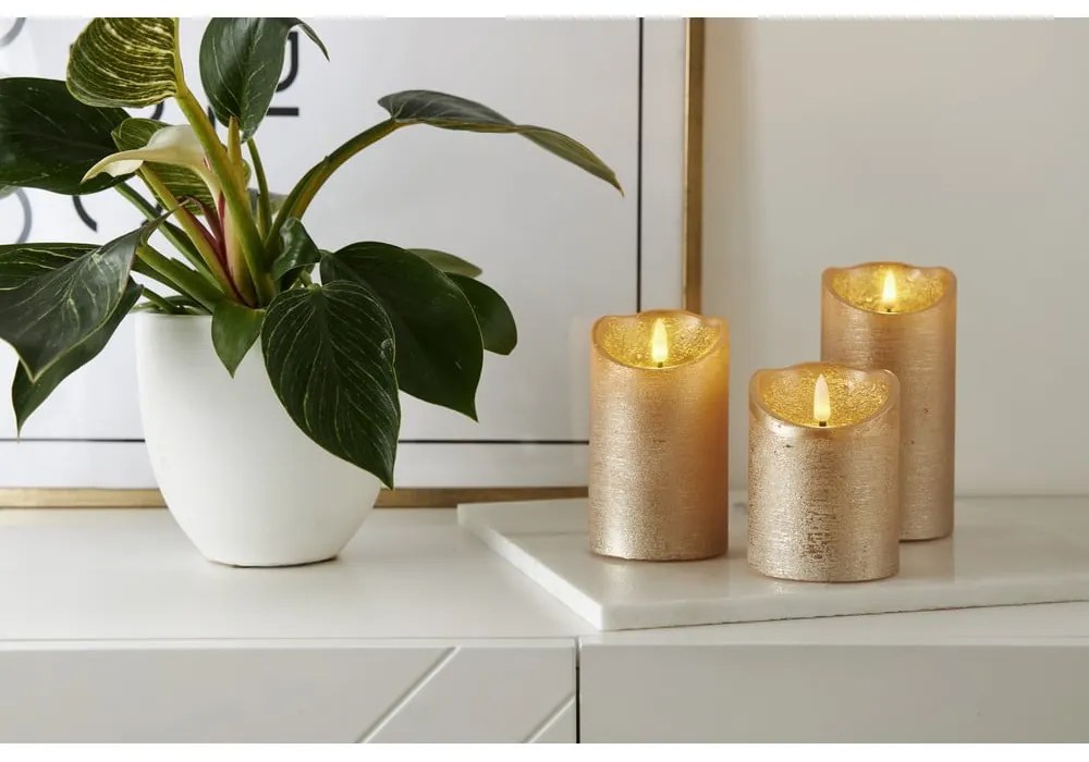 Lumânare LED (înălțime 10 cm) Flamme Rustic – Star Trading