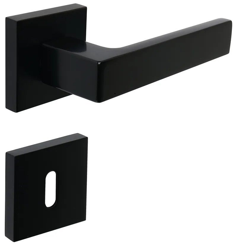 Fitinguri din Zamak Torino - rozeta BB, neagra