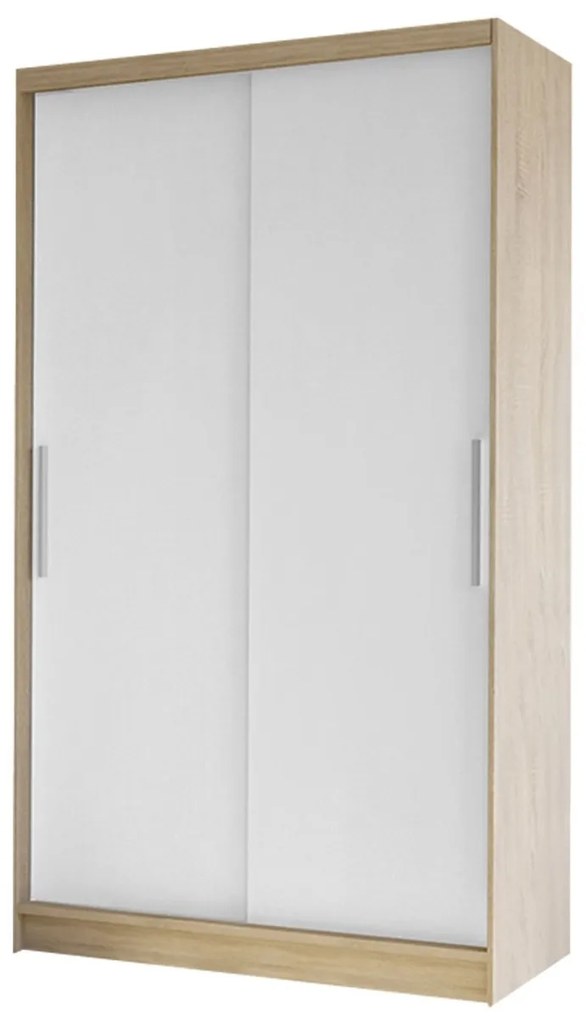 Dulap de haine Keira I (Alb + stejar sonoma). Promo -17%. 1060168