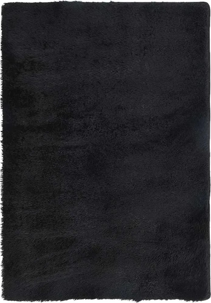 vidaXL Covor shaggy cu pom înalt, NAVARRA, negru, 200x290cm, poliester