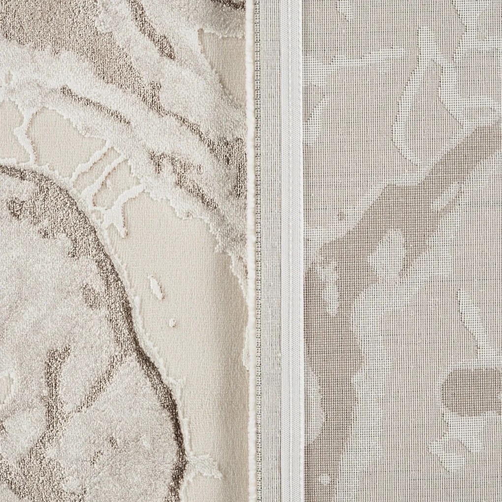 Covor Modern Living , Dormitor Dreptunghiular Asia F251B Gri (Alege dimensiunea: 100 x 200)