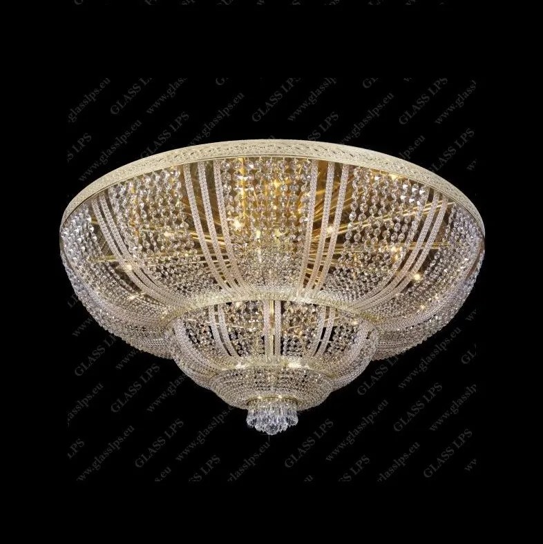 Plafoniera cristal Bohemia L15 505/27/3; F 3 floor, arms