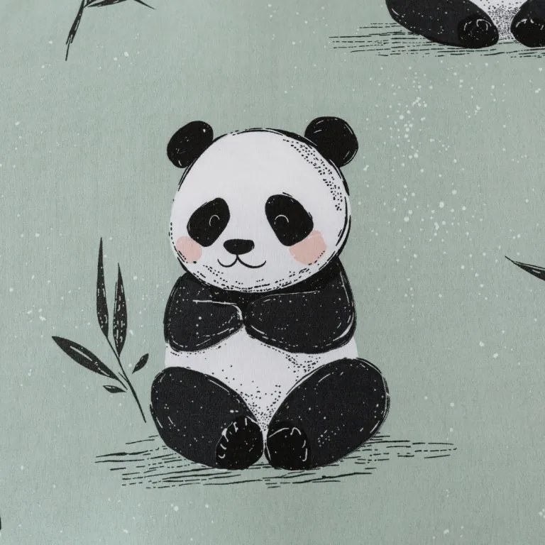 Lenjerie de pat din microfibra PANDA RELAX mentolove Dimensiune lenjerie de pat: 70 x 90 cm | 140 x 200 cm