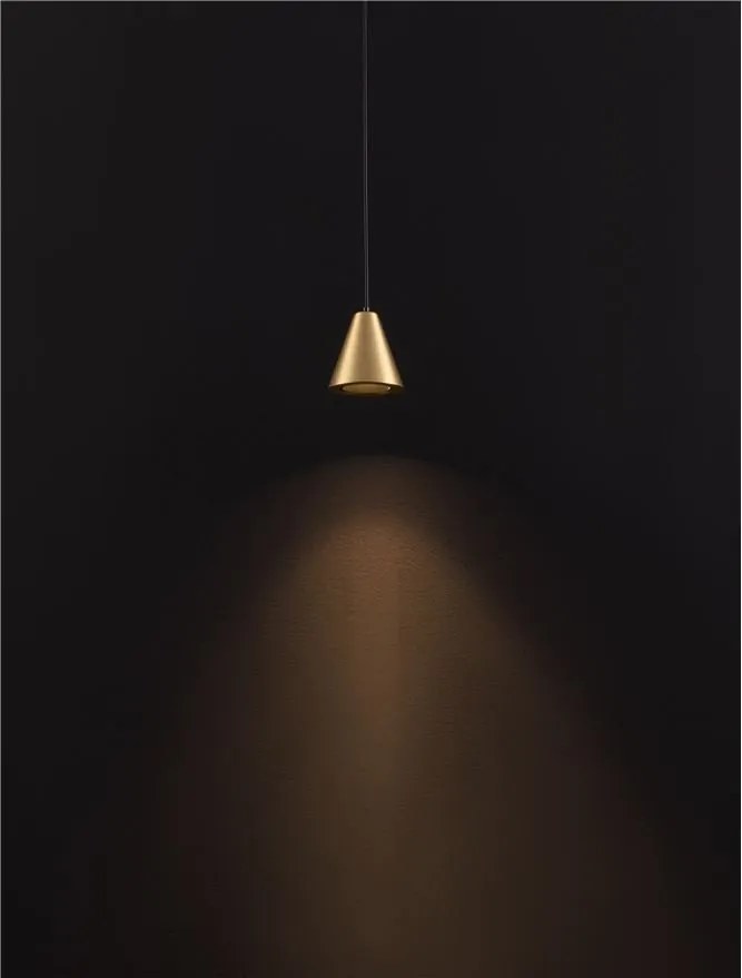 Pendul LED design minimalist IRMOS auriu