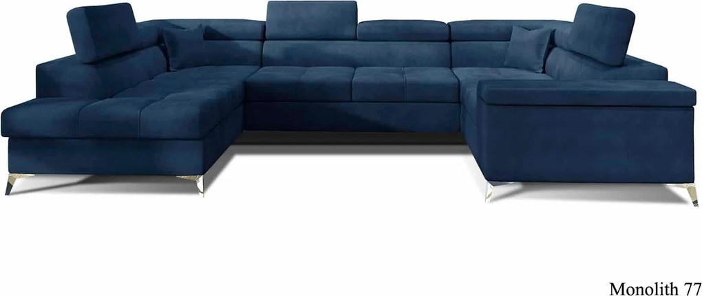 Colțar lemn masiv Formă U Extensibil Tango 350x202cm Personalizabil