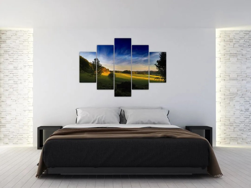 Tablou - Lunca de munte (150x105 cm)