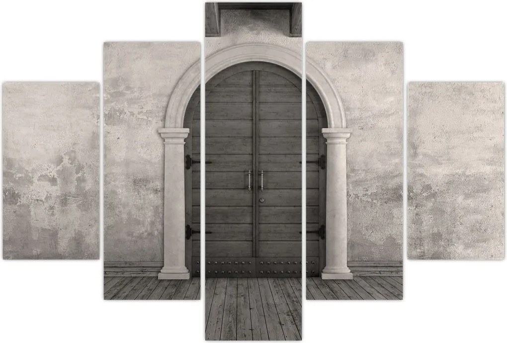 Tablou - Ușa misterioasă (150x105 cm)