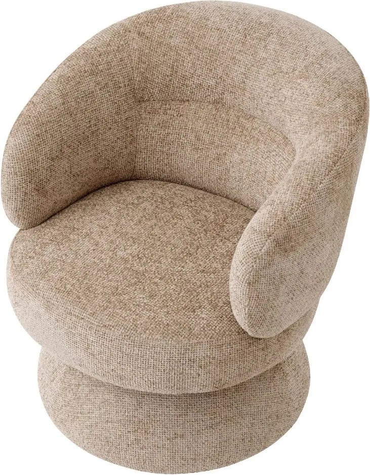Scaun pivotant design elegant LUX Liberty, Lyssa sand