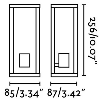 Aplica de perete pentru exterior stil clasic IP65 TAMASHI