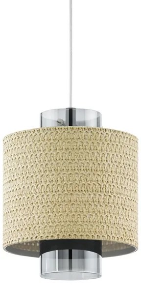 Eglo 43393 - Lustră pe cablu MEDIOUNA 1xE27/40W/230V