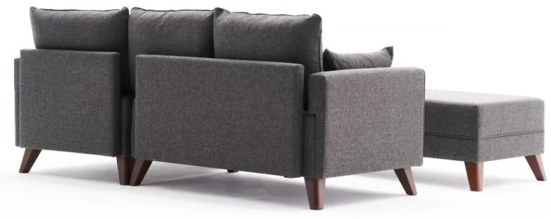 Coltar Extensibil Bella Mini Corner Sofa Right, Antracit