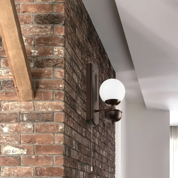 Aplică Brilagi COTTAGE 1xG9/40W/230V fag/alb