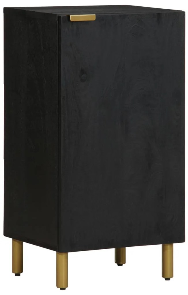 vidaXL Dulap, negru, 40x33x75 cm, lemn prelucrat