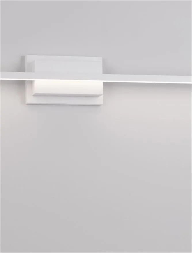 Aplica LED pentru oglinda / tablou AZURE alba L-120,5cm